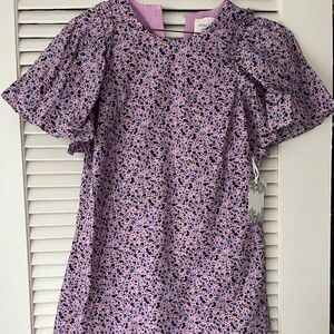 NWT Lilac Floral Viola Mini Dress HYACINTH HOUSE